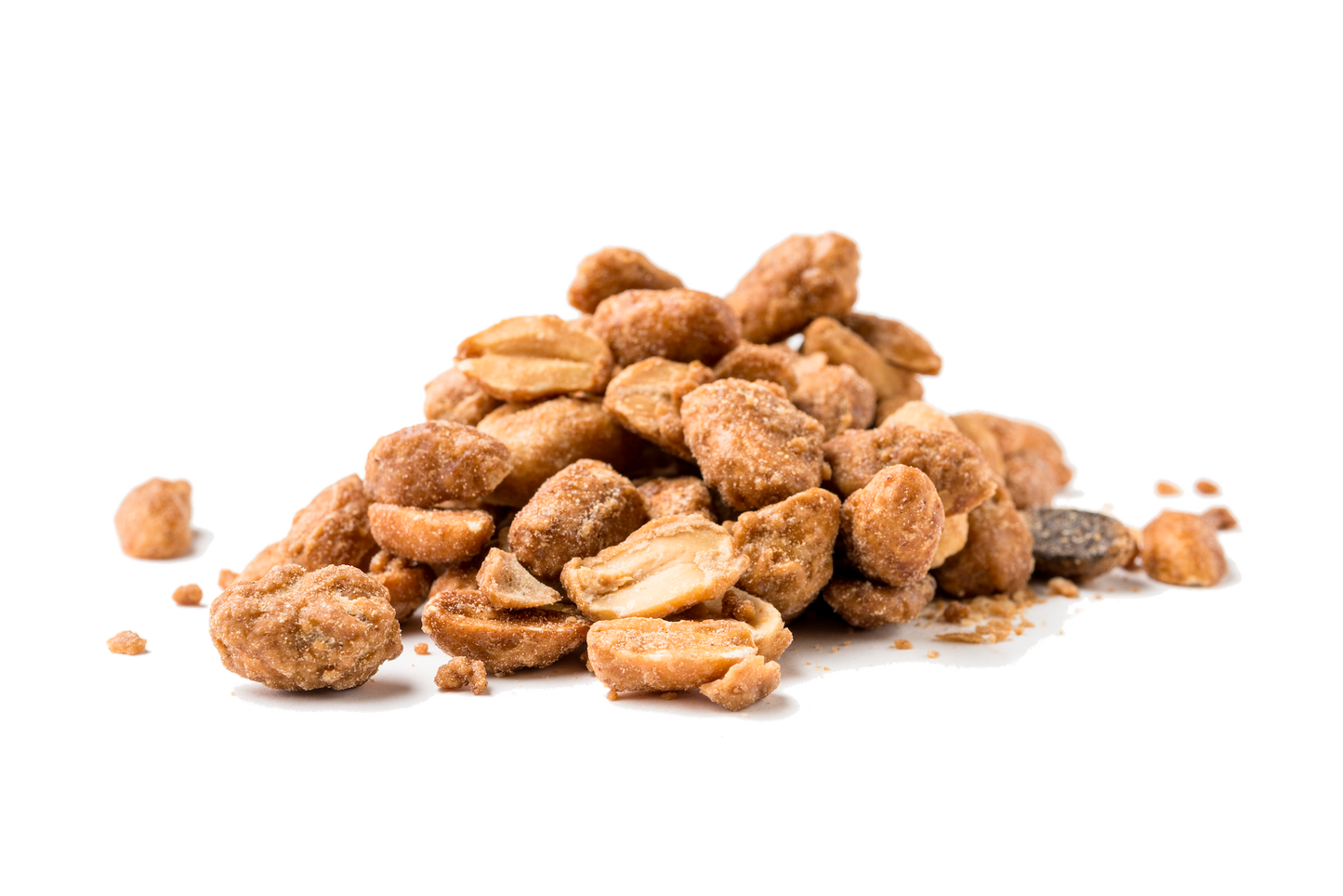 Peanuts with honey and cinnamon 