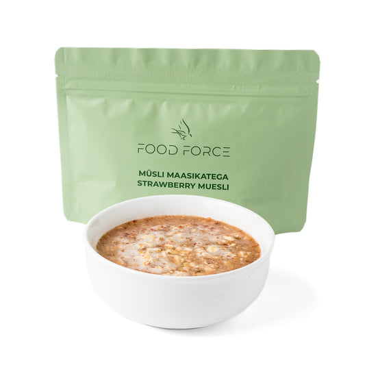 Müsli maasikatega